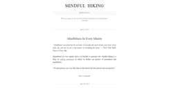 Desktop Screenshot of mindfulhiking.com